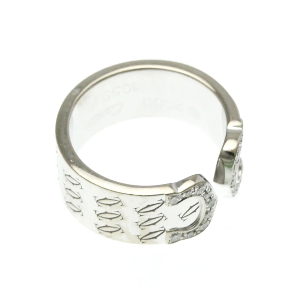 CARTIER 18k Silver Diamond Ring